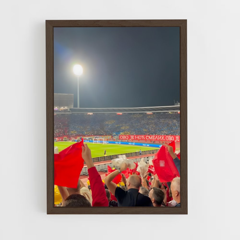 Poster La Foule Rouge – affiche Basketball (vue 5)